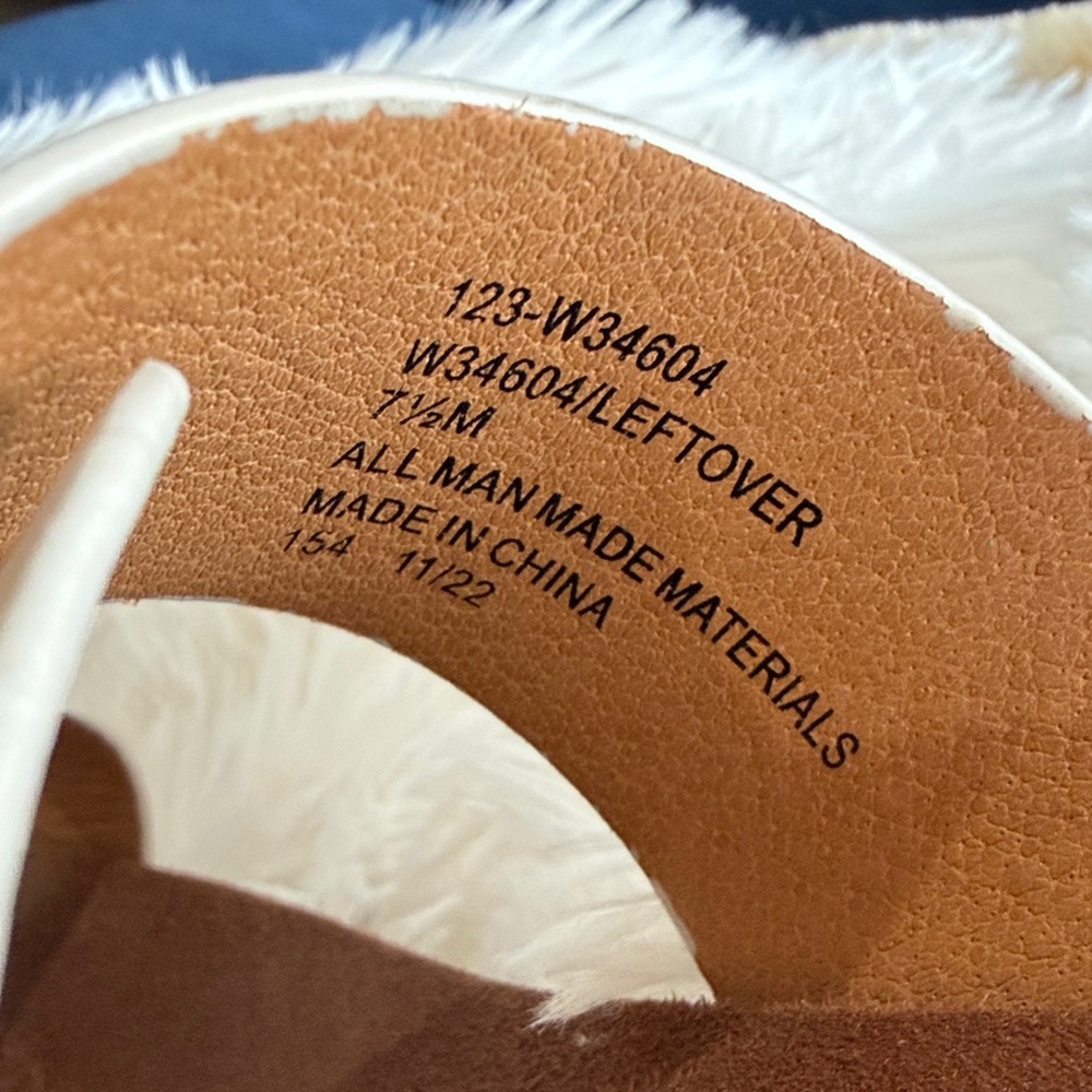 White Mountain Cream and Brown Sandals - Picture 8 of 13